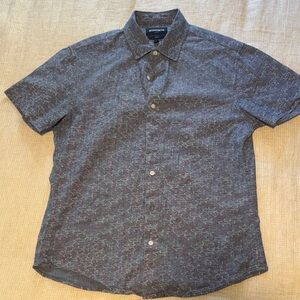 Bonobos Men's Shark Gray Short Sleeve Shirt